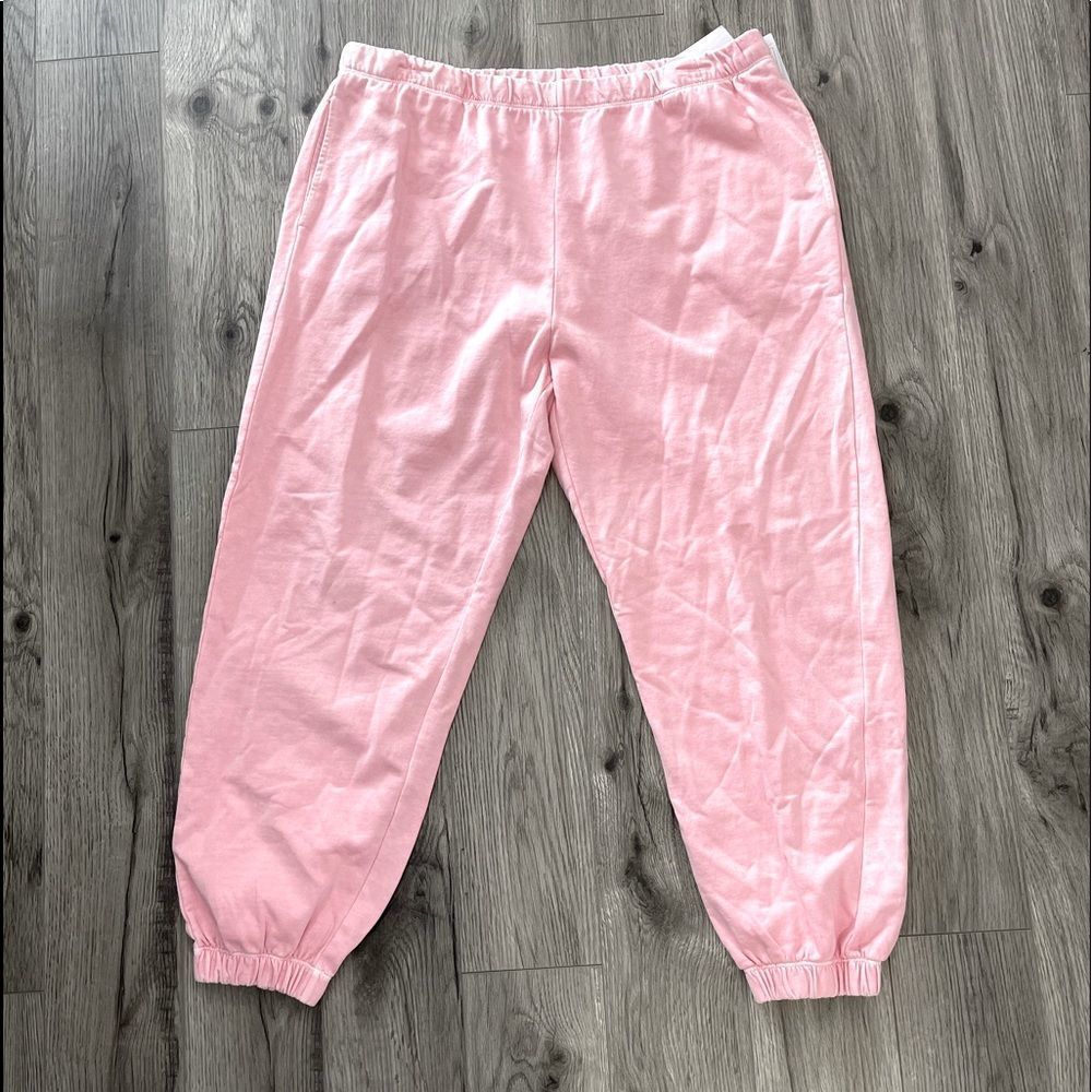 BP Jogger 1X Sweatpant Lounge Pant Casual Cozy Pink Plus Gym Athletic Comfy NWT - Picture 2 of 2